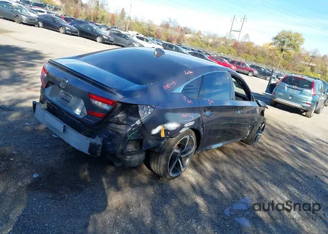 2018 Honda Accord Sport from USA, damaged, VIN 1HGCV1E39JA034572